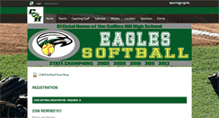 Desktop Screenshot of chhssoftball.com